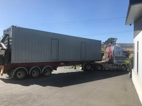 Custom Workshop & DG Container Solutions for Hobart Job Site