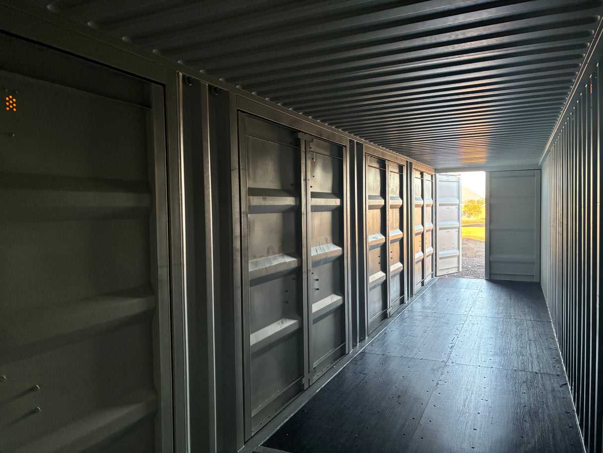 Special: 40ft Quad Side Door Container