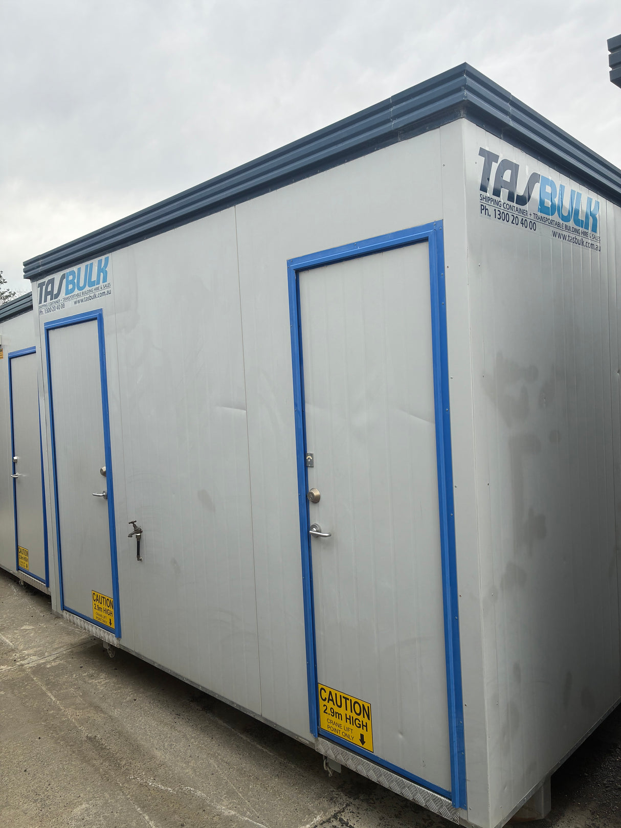 SPECIALS: Used 3.6 x 2.4m Ablution Block