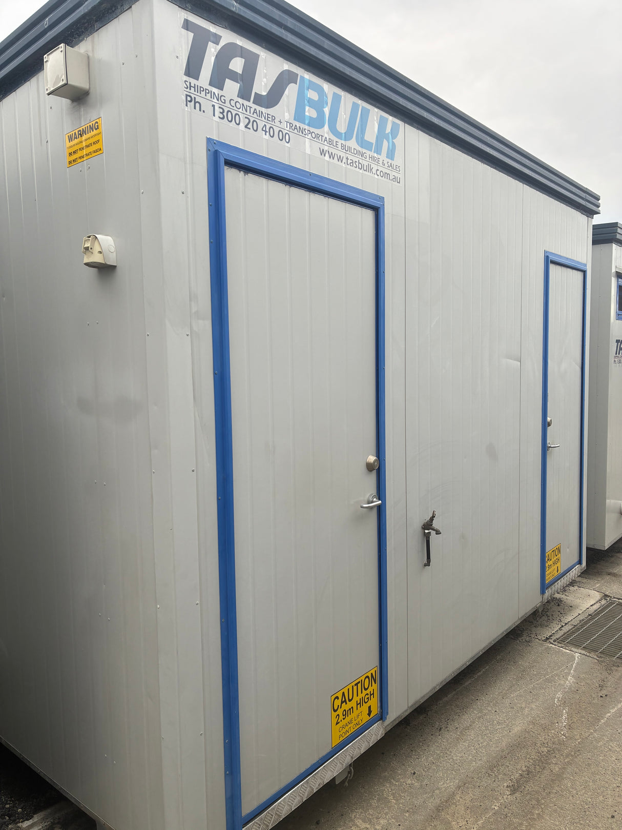 SPECIALS: Used 3.6 x 2.4m Ablution Block